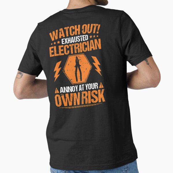 Item preview, Electrician/Sparky/Own Risk/Gift/Present designed and sold by Krautshirts.