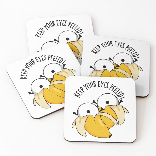 Item preview, Keep Your Eyes Peeled Funny Eyeball Puns   designed and sold by punnybone.