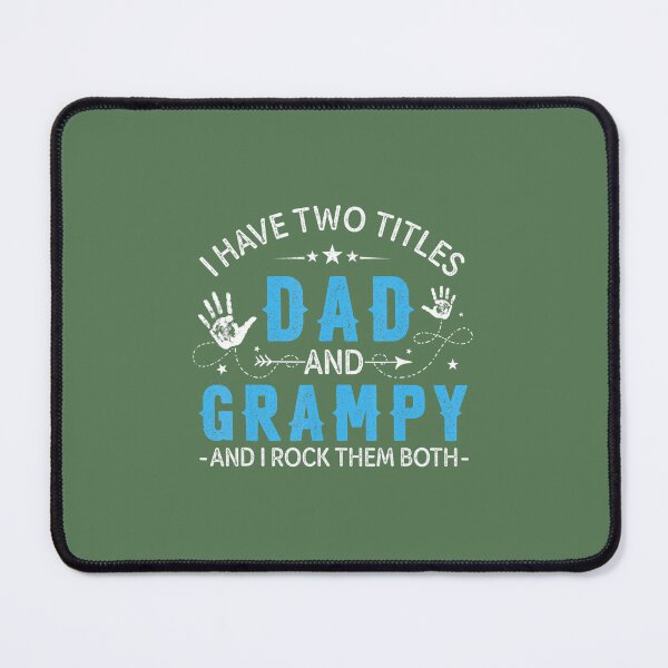 Item preview, I Have Two Titles Dad And Grampy 	 Retro Decor Grandpa 	 	 designed and sold by feocpgjtbj90.