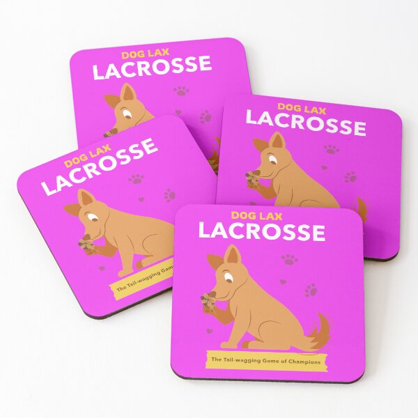 Item preview, Lacrosse Dog LAX The Tail-wagging Game of Champions Merch and T-shirts designed and sold by TeesByRed.