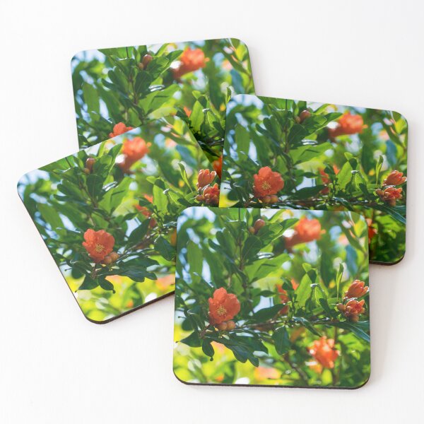 Item preview, Vivid Tree Crown with Pomegranate Blooms designed and sold by Georgia Mizuleva.