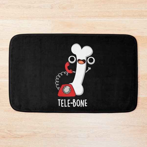 Item preview, Tele-bone Funny Telephone Puns (Dark BG) designed and sold by punnybone.
