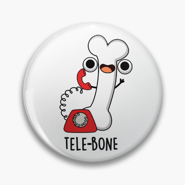 Item preview, Tele-bone Funny Telephone Puns  designed and sold by punnybone.