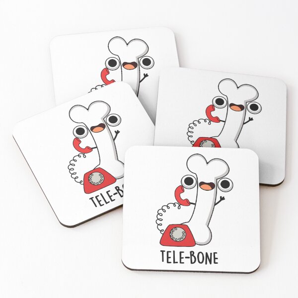 Item preview, Tele-bone Funny Telephone Puns  designed and sold by punnybone.