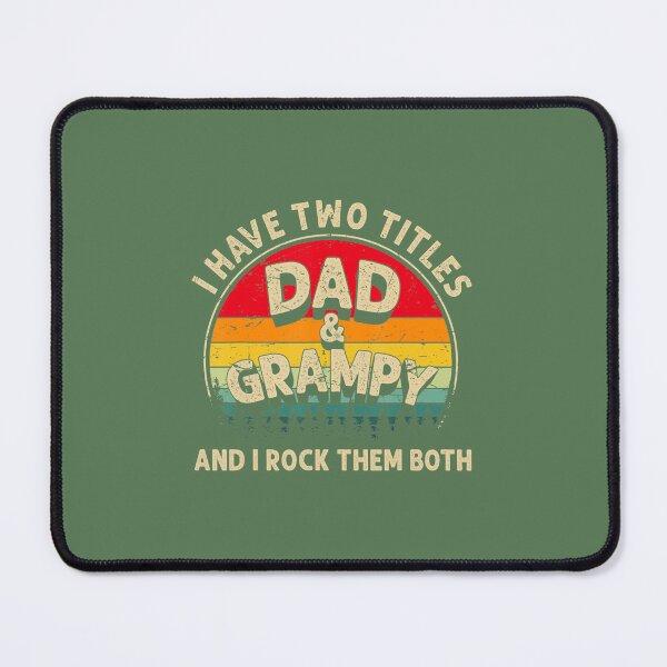 Item preview, I Have Two Titles Dad And Grampy 	 Retro Decor Grandpa 	 	 designed and sold by feocpgjtbj90.
