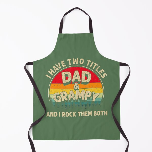 Item preview, I Have Two Titles Dad And Grampy 	 Retro Decor Grandpa 	 	 designed and sold by feocpgjtbj90.
