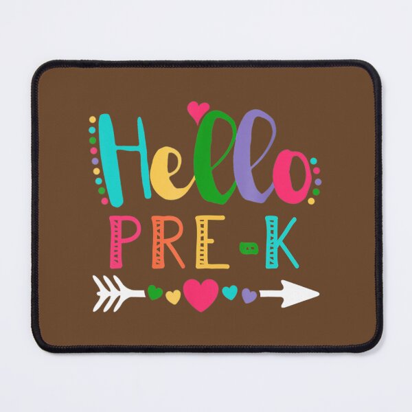 Item preview, Hello Pre K Heart Teacher Student Back To School designed and sold by qllcdhbhu26.
