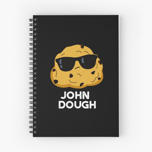 Item preview, John Dough Funny Baking Puns (Dark BG) designed and sold by punnybone.