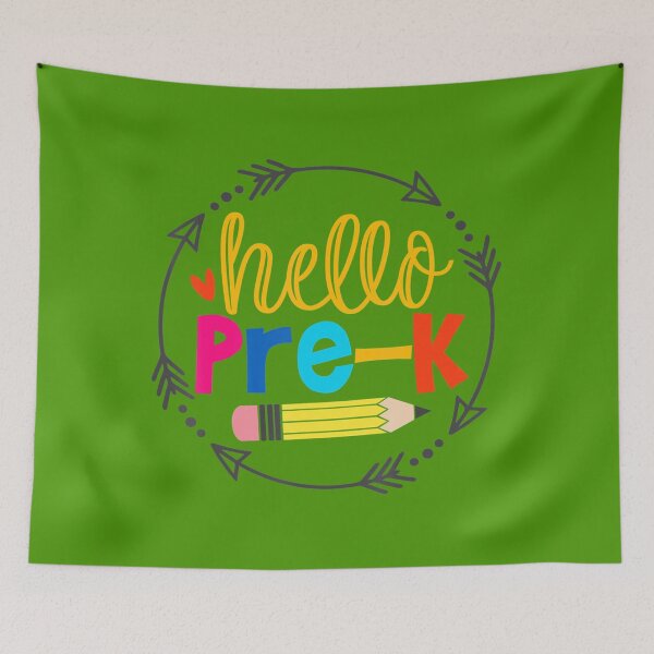 Item preview, Hello Pre-K Funny Teacher Student Back To School 	 	 designed and sold by nyqaakasios84.