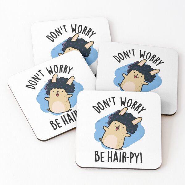 Item preview, Puns features a cute happy bunny rabbit with hair designed and sold by punnybone.
