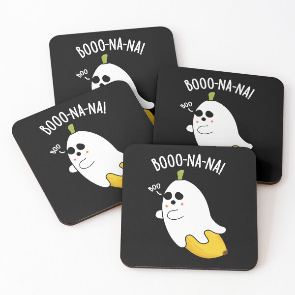 Item preview, Boo-nana Funny Ghost Banana Puns (Dark BG) designed and sold by punnybone.