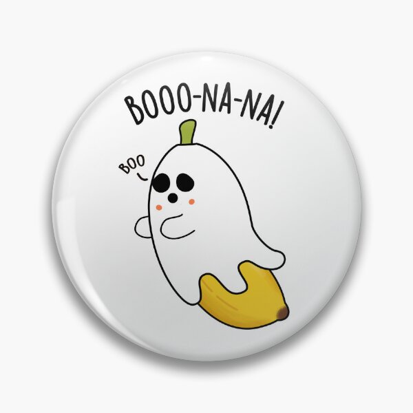 Item preview, Boo-nana Funny Ghost Banana Puns  designed and sold by punnybone.