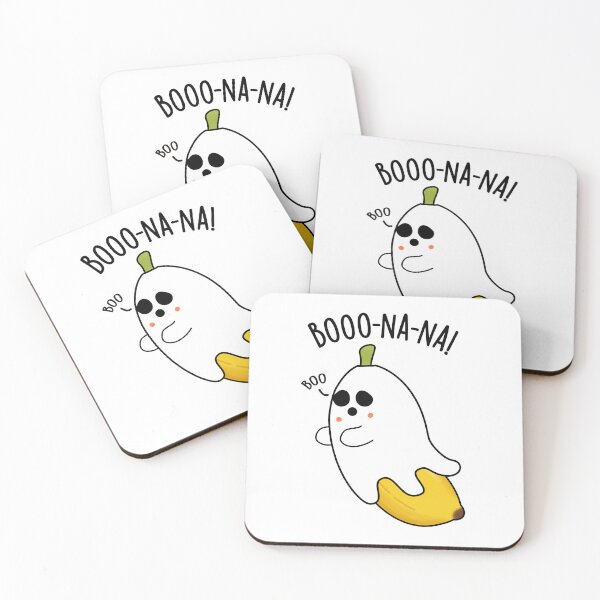 Item preview, Boo-nana Funny Ghost Banana Puns  designed and sold by punnybone.