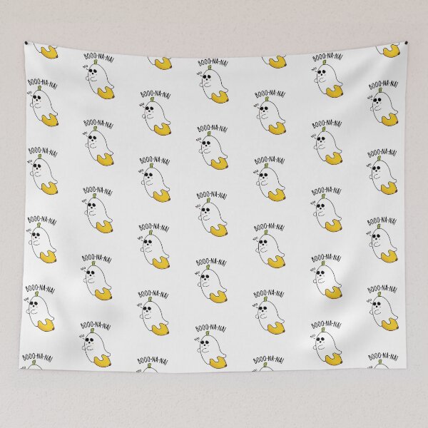 Item preview, Boo-nana Funny Ghost Banana Puns  designed and sold by punnybone.