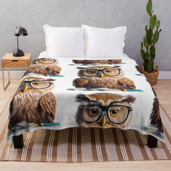 Item preview, Glasses owl: The One of Genius Owl  designed and sold by Zunko.