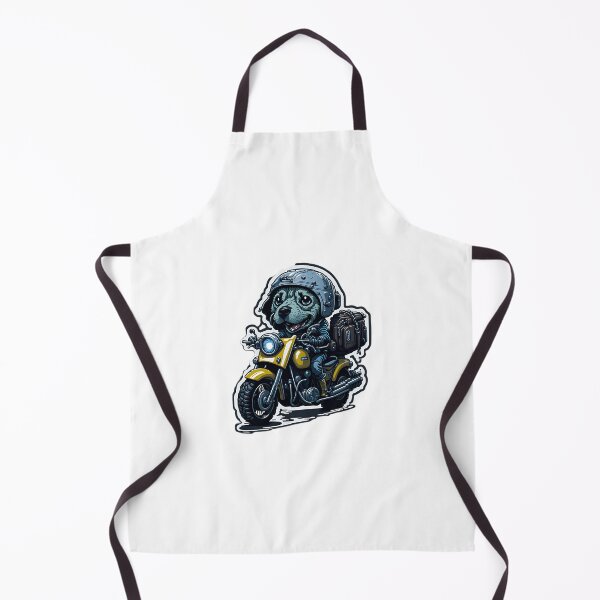 Item preview, Cruisin' Canine: Cartoon Cute Lab Labrador with Motorcycle Travel Sticker designed and sold by meesin-shop.