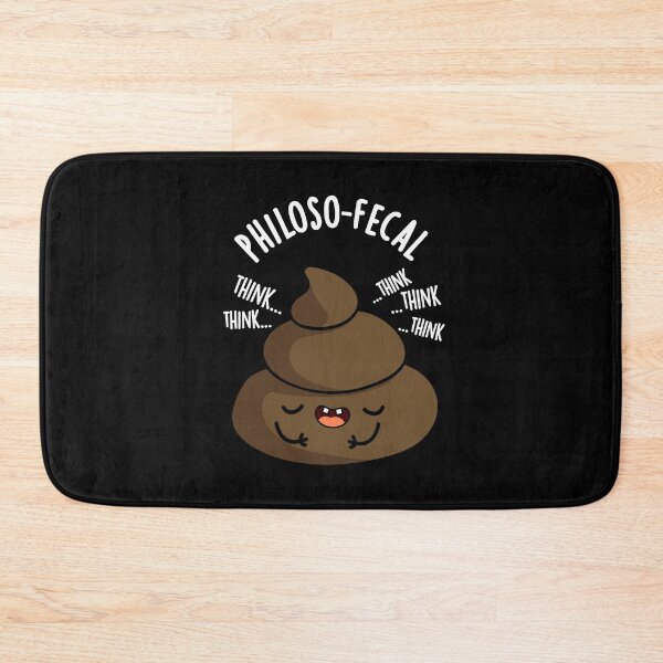 Item preview, Philosop-fecal Funny Poop Puns (Dark BG) designed and sold by punnybone.