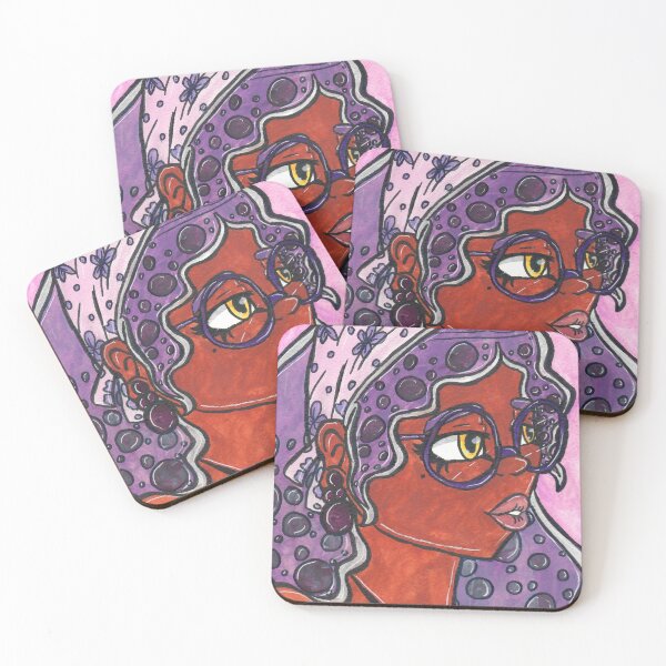 Item preview, Taro Boba Girl! designed and sold by SBMilkArt.