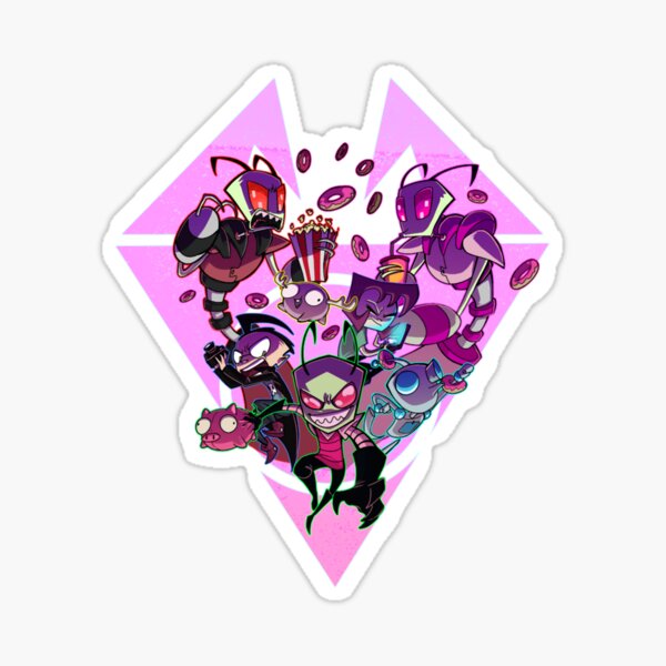 Item preview, INVADER ZIM (1) designed and sold by YusuflkIslam.