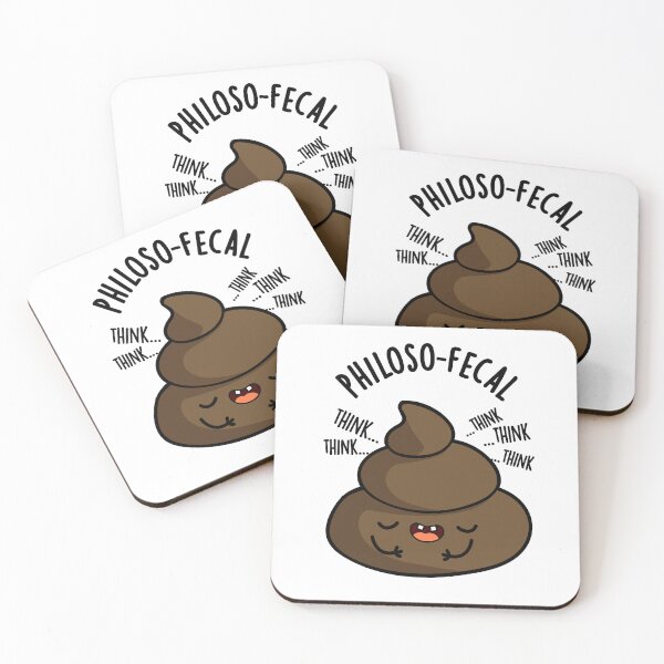 Item preview, Philosop-fecal Funny Poop Puns  designed and sold by punnybone.