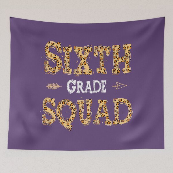 Item preview, Hello Sixth Grade Team Squad Leopard Back To School  	 designed and sold by erlbordvdaz50.