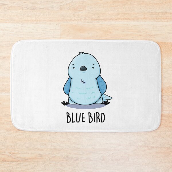 Item preview, Blue Bird Funny Animal Puns  designed and sold by punnybone.