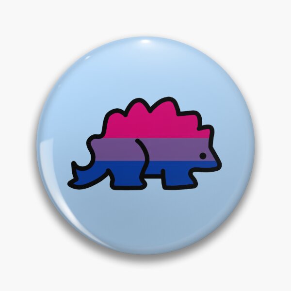 Item preview, Bisexual Dino Cartoon designed and sold by KandKKrafts.