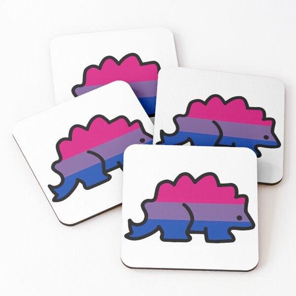 Item preview, Bisexual Dino Cartoon designed and sold by KandKKrafts.