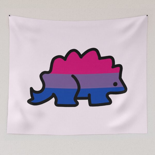 Item preview, Bisexual Dino Cartoon designed and sold by KandKKrafts.