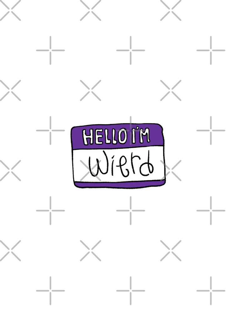 Thumbnail 4 of 4, iPhone Case, Hello i'm wierd designed and sold by Childish by Design.