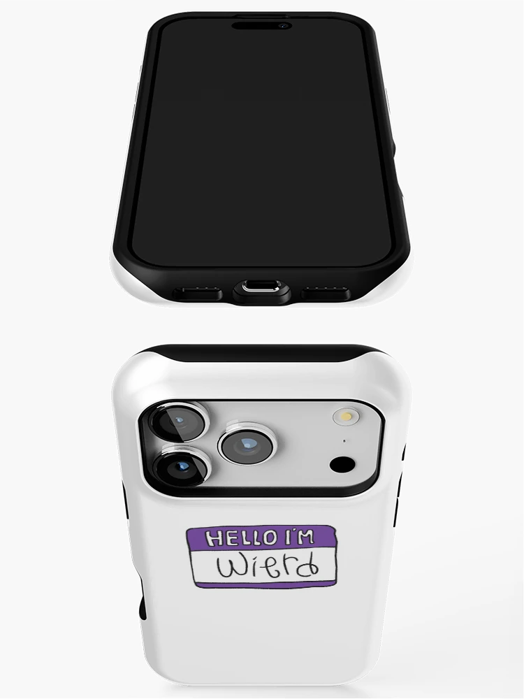 Thumbnail 3 of 4, iPhone Case, Hello i'm wierd designed and sold by Childish by Design.