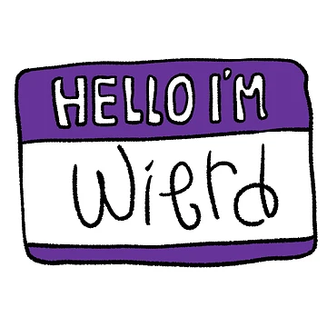 Artwork thumbnail, Hello i'm wierd by Childish by Design