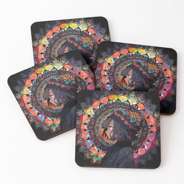 Item preview, Anime Girl in Gothic Mandala - Luminescent Mosaic designed and sold by Newborninfant.