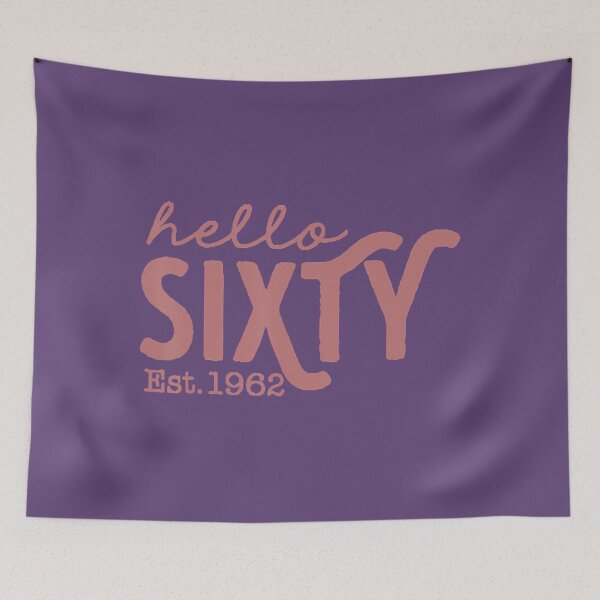 Item preview, Hello Sixty 60th Birthday Party Squad Est 1962 Big 60 	 	 designed and sold by erlbordvdaz50.