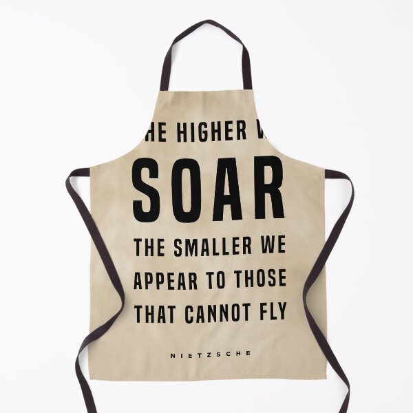 Item preview, Friedrich Nietzsche Quote - The Higher We Soar - Literature - Typography Print - Vintage designed and sold by Studio Grafiikka.