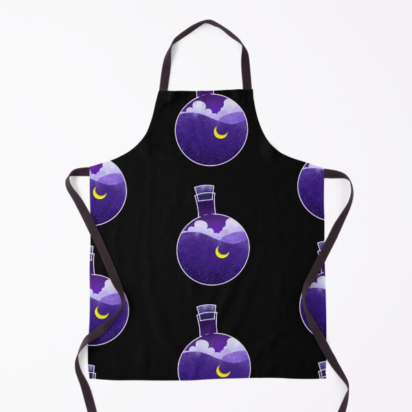 Item preview, Kawaii Crescent Moon over the ocean potion sticker designed and sold by DozyJov.