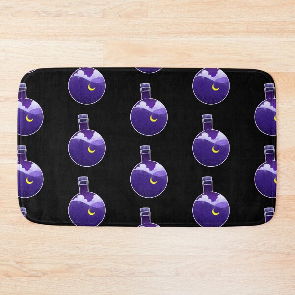 Item preview, Kawaii Crescent Moon over the ocean potion sticker designed and sold by DozyJov.