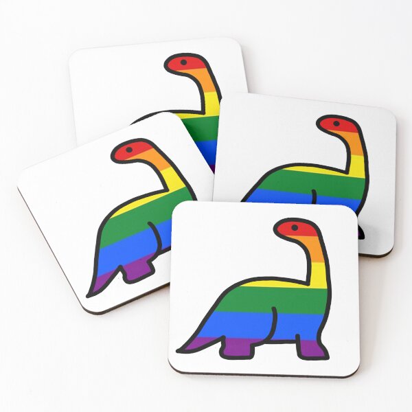 Item preview, Pride Dino Cartoon designed and sold by KandKKrafts.