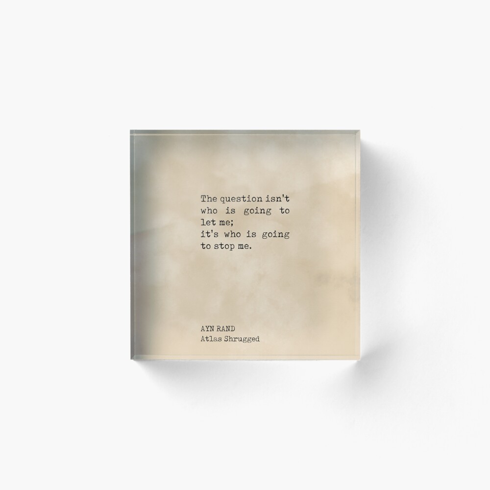 Vista previa del artículo con la obra «Bloque acrílico», diseñado y vendido por Shrijit.