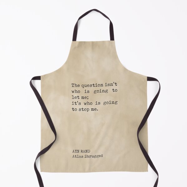 Item preview, The question isn't who is going to let me - Ayn Rand Quote - Literature - Typewriter Print - Vintage designed and sold by Studio Grafiikka.
