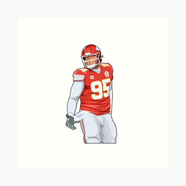 Chris Jones Away Jersey Poster for Sale by designsheaven