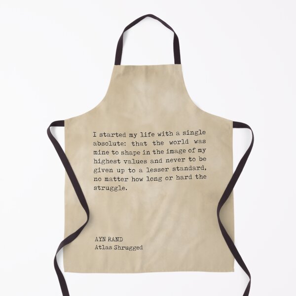 Item preview, I started my life with a single absolute - Ayn Rand Quote - Literature - Typewriter Print - Vintage designed and sold by Studio Grafiikka.
