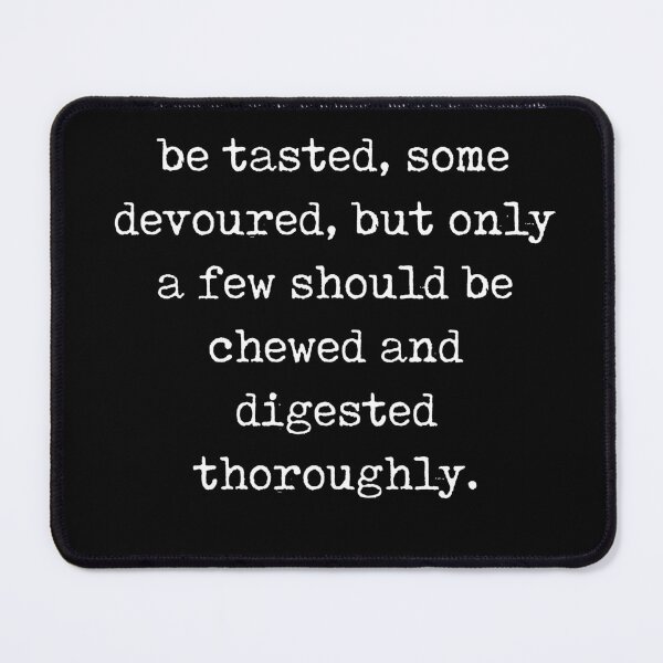 Item preview, Some books should be tasted - Francis Bacon Quote - Literature - Typewriter Print - Black designed and sold by Studio Grafiikka.