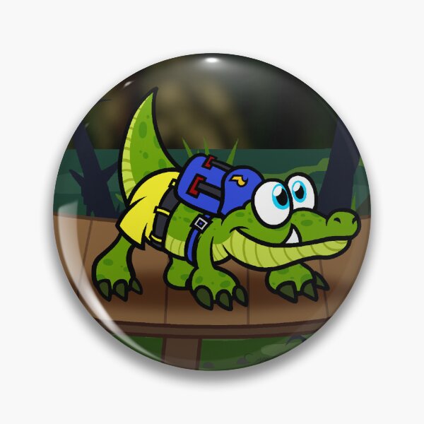Item preview, Shorts-wearing Crocodilian designed and sold by CaptainQuack64.