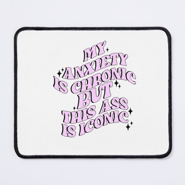 Item preview, Red Funny Pastel Anxiety Design designed and sold by squadtshirts.