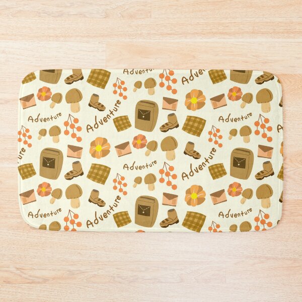 Item preview, Kawaii cottagecore fall adventure sticker sticker designed and sold by DozyJov.