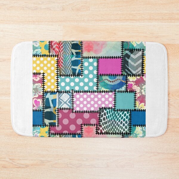 Item preview, Pattern Clash Patches Black designed and sold by GrayceDa.