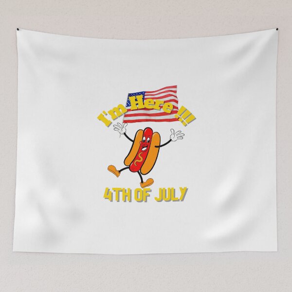 Item preview, The Wiener is Here, 4th Of July designed and sold by ShopULove.