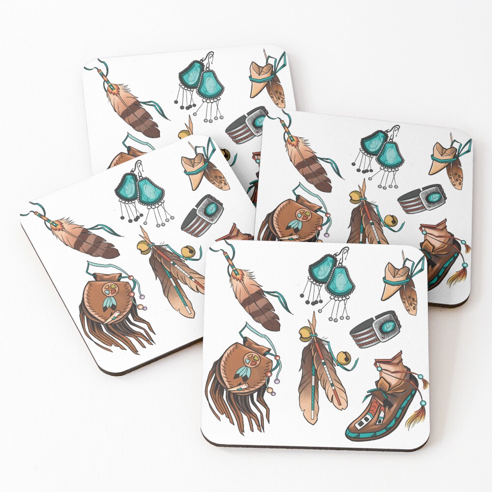 Item preview, Coasters (Set of 4) designed and sold by RiRuza.