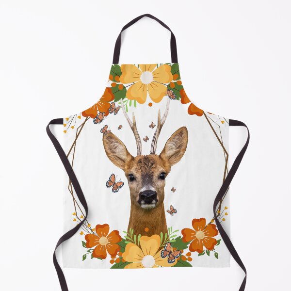 Item preview, Deer with flowers designed and sold by tiffanyo.